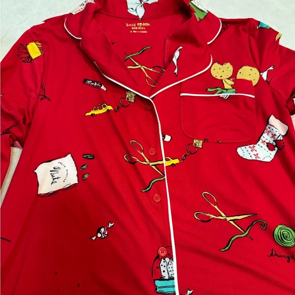 Kate Spade Red Pijama Set - Picture 7 of 12